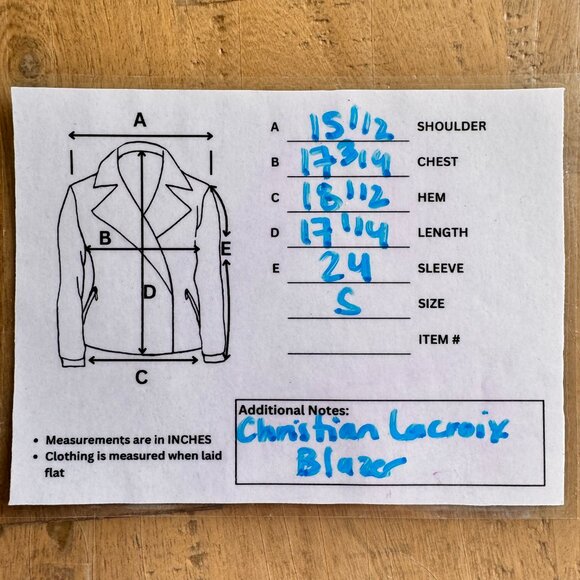 NWT Christian Lacroix Tweed Collarless Cropped Blazer - Picture 13 of 13